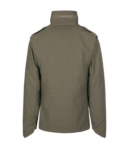 Build Your Brand Mens M65 Jacket (Olive) - UTRW7821