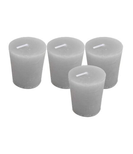 Bougies Oslo (Lot de 4) Gris