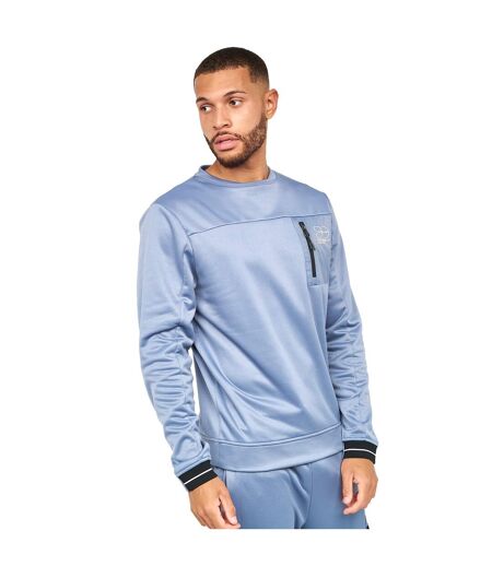 Haut De Survêtement Catmoore Homme Bleu Acier Crosshatch
