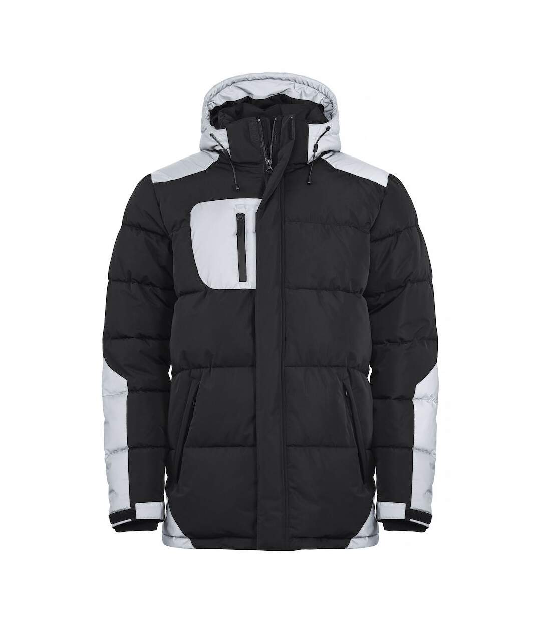 Unisex Adult Dumas Jacket Black White Clique-1