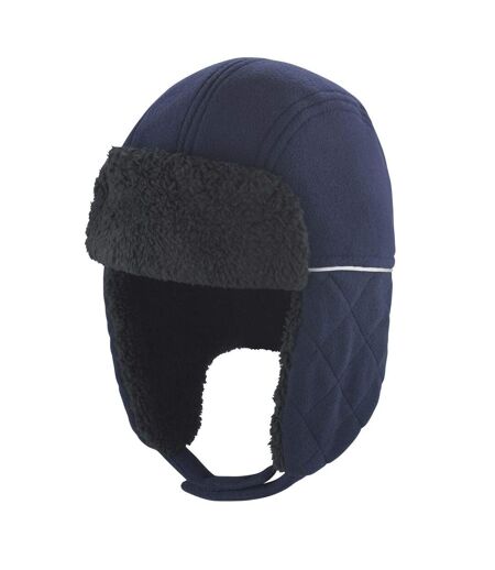 Chapeau De Trappeur Adulte Noir Gris Result Winter Essentials