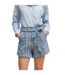 Short Motif/style Motif Écossais Teofila Femme Gris Bleu Boss-2
