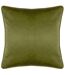 Chatsworth topiary piped cushion cover 43cm x 43cm olive Evans Lichfield