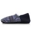 Isotoner Chaussettes d'intérieur femme maille jacquard, picots antidérapants-3