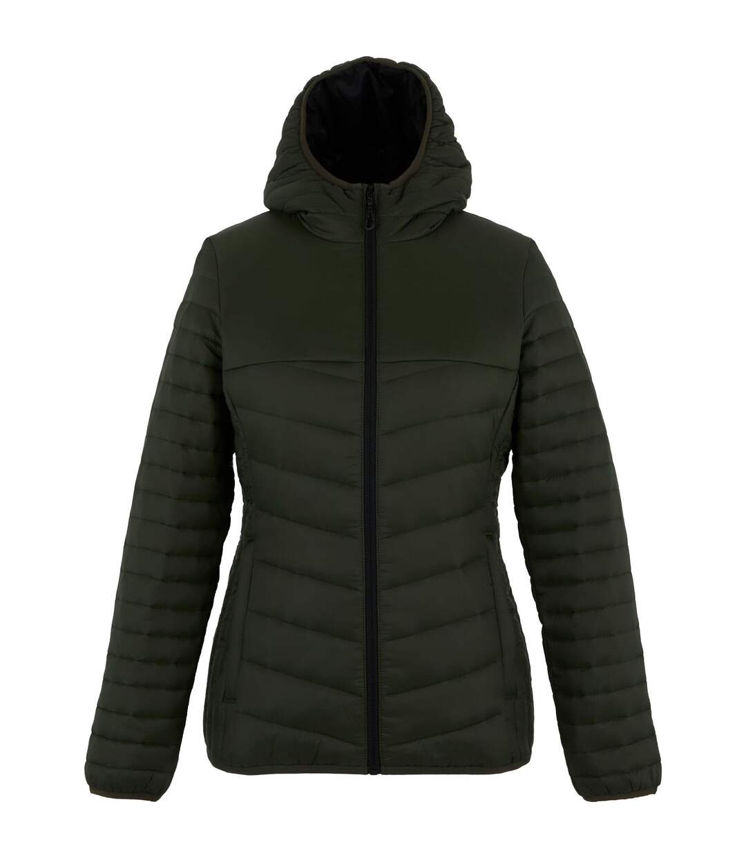 Veste Hybride Loft Lite Femme Kaki Foncé Noir Regatta-1