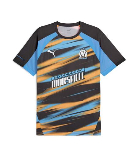 OM maillot de bain bleu/noir/orange homme puma faster