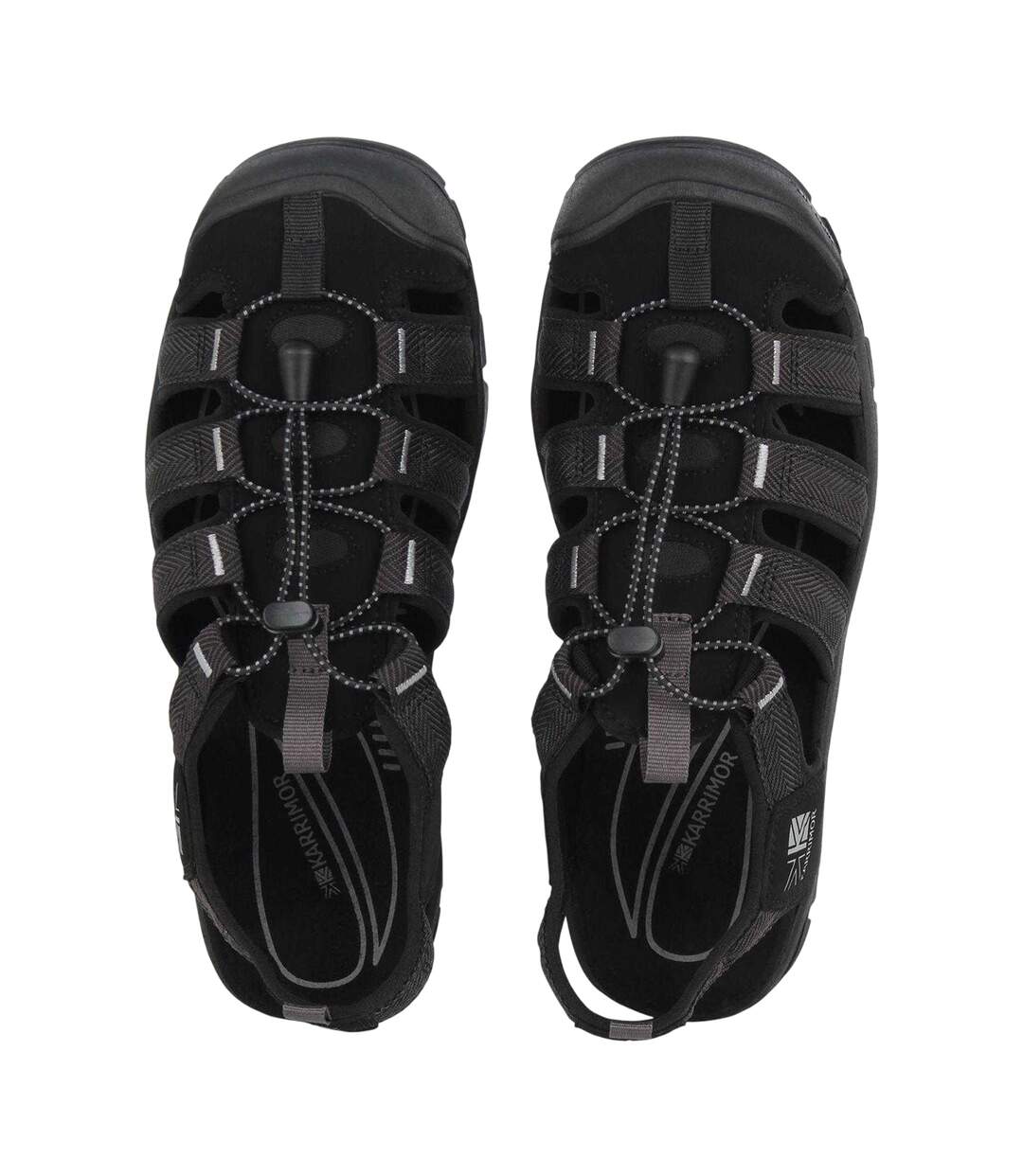 Mens Ithaca Walking Sandals Black Karrimor-3