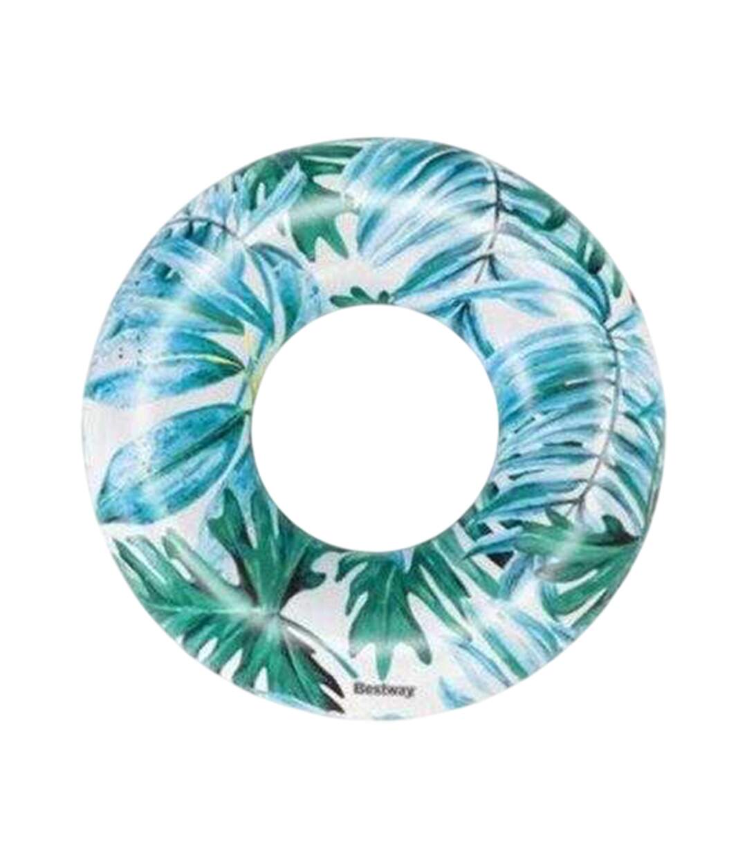 Childrens/kids Palm Leaf Inflatable Ring One Size Blue Pink Bestway-1
