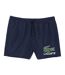 Short de bain marine homme lacoste croc print-2