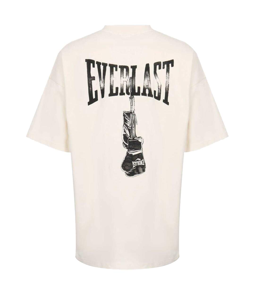 T-shirt Motif/style Gants De Boxe Homme Blanc Everlast-2