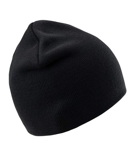 Childrens/kids Soni Beanie Black Martes Essential