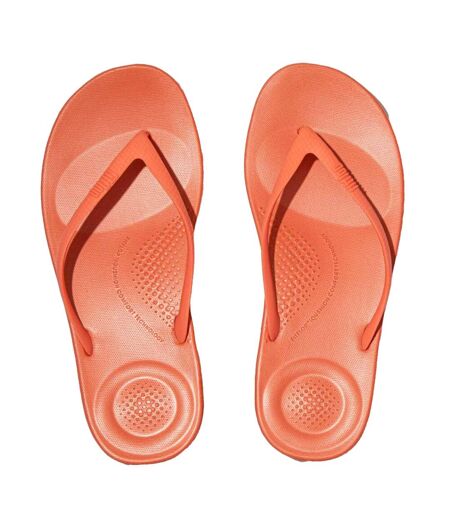 Womens/ladies Iqushion Flip Flops Coral Fit Flop