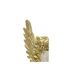 Statuette Buste Femme Athena 32cm Blanc & Or-5