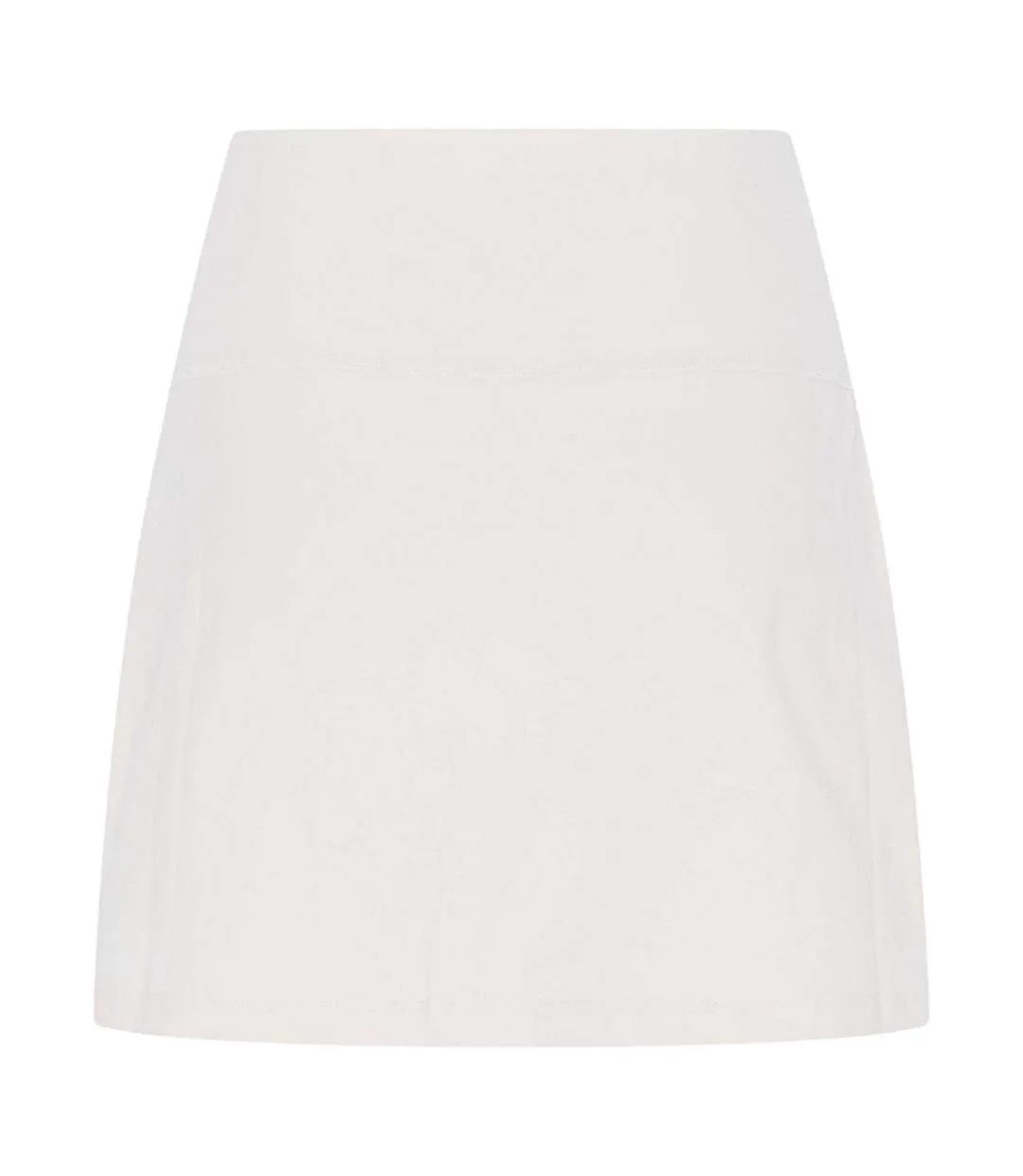 Womens/ladies Plain Skort Ivory Girlfriend Collective-2