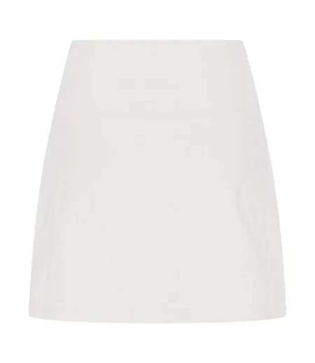 Womens/ladies Plain Skort Ivory Girlfriend Collective
