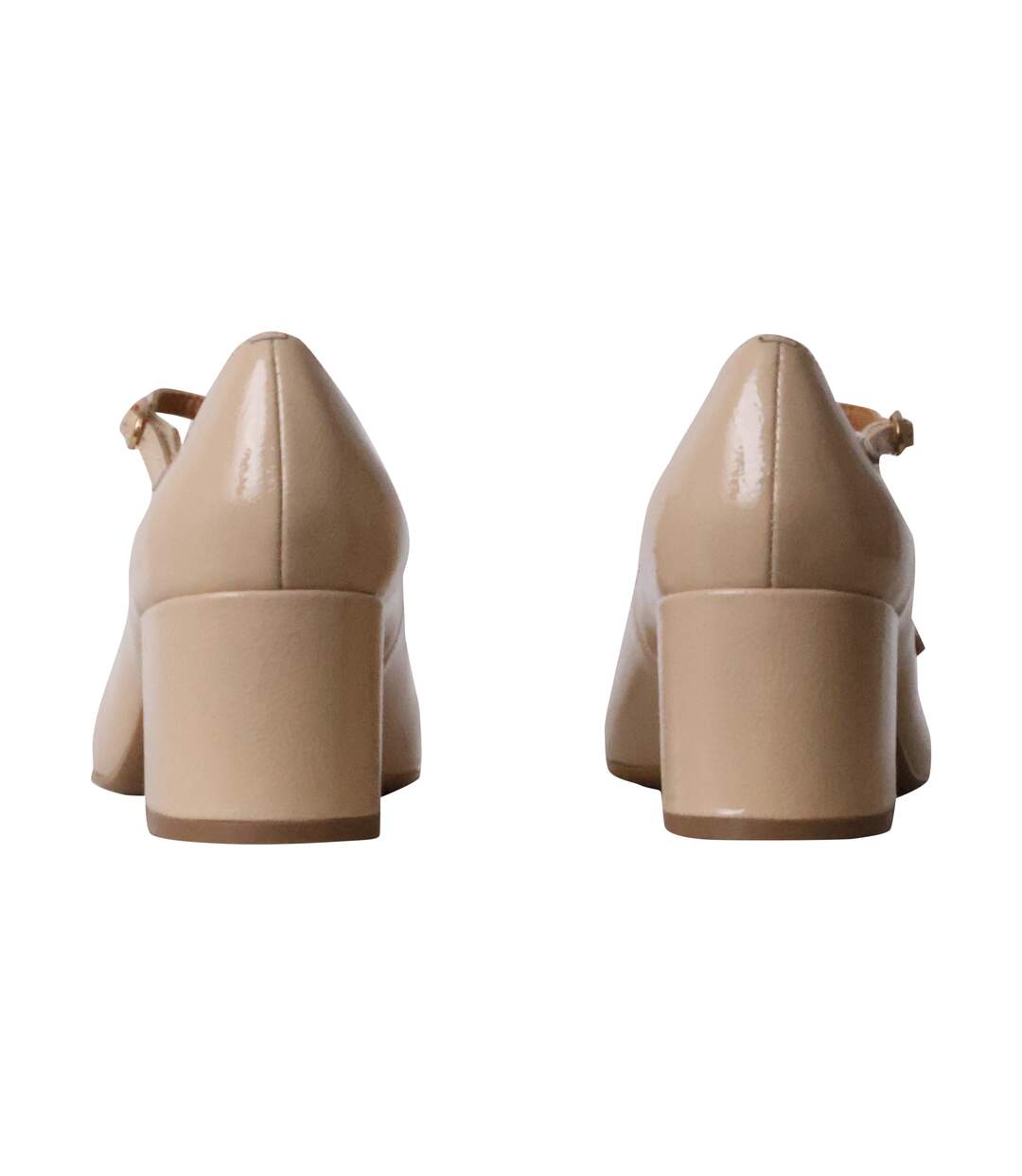 Ballerines à Talon Cuir Emilie Karston Pivoine-4
