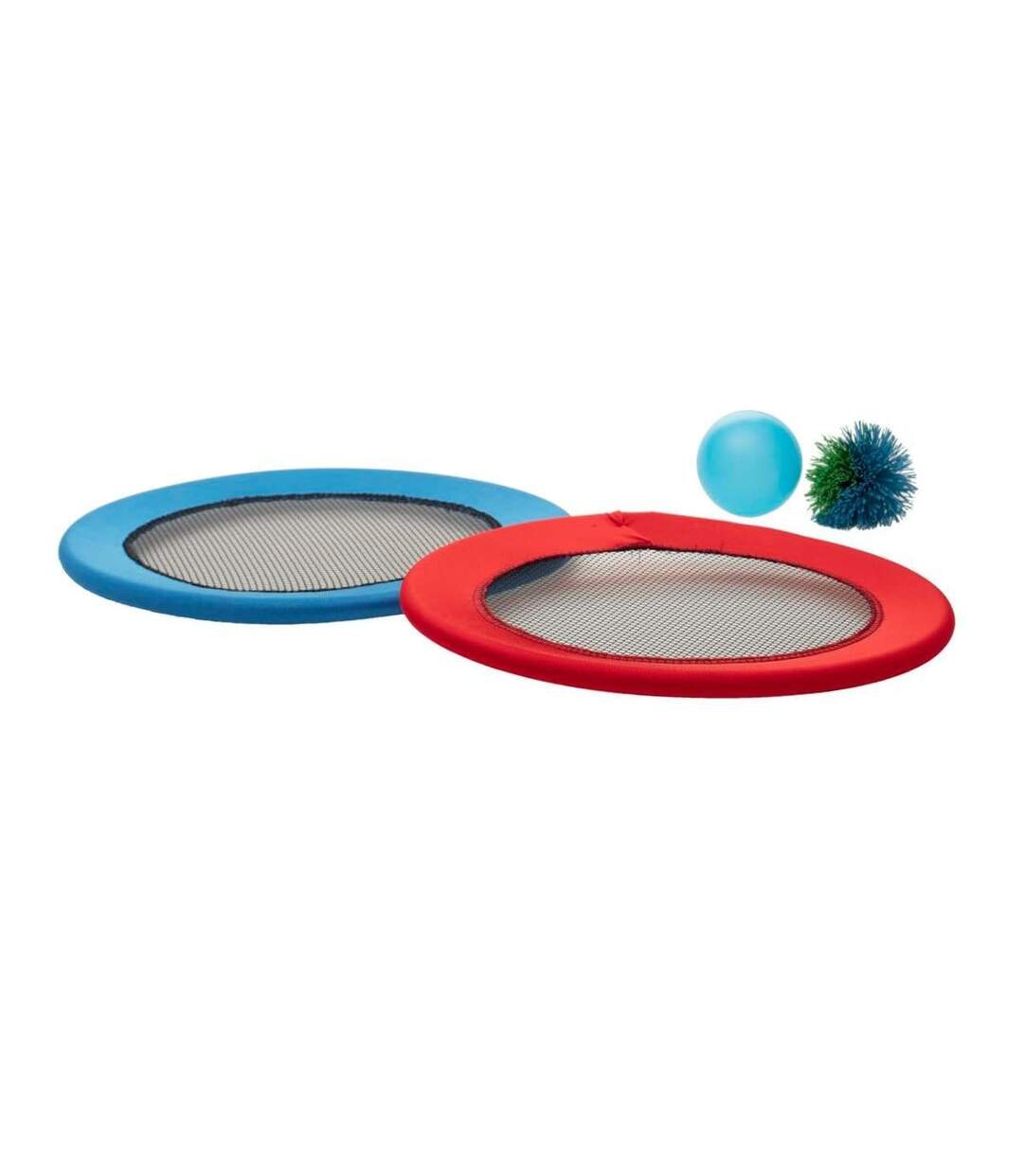 Lot de 2 Raquettes Balles 30cm Rouge & Bleu-1