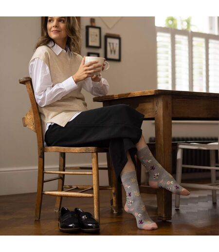 Ladies Ultra Lite Extra Thin 1.0 TOG Casual Thermal Socks