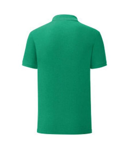 Polo iconic homme vert chiné Fruit of the Loom Fruit of the Loom