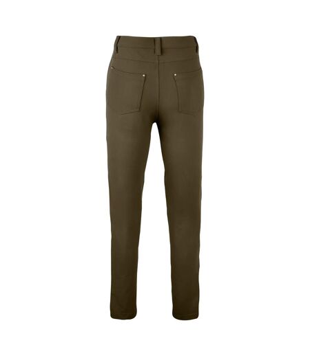 Womens/ladies Stretch Trousers Brown Jack Pyke