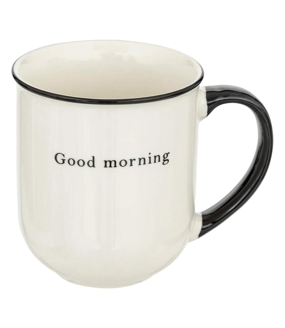 Lot de 6 Mugs Alix 38cl Blanc & Noir-2
