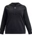 Sweat À Capuche Rival Femme Noir Under Armour-2