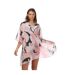 Womens/ladies Reanha V Neck Coverup Pink Ted Baker-1