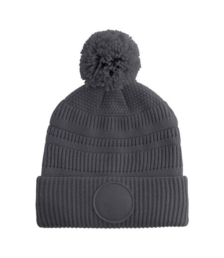 Bonnet Motif/style Écusson Homme Gris Foncé Beechfield