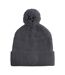 Bonnet Motif/style Écusson Homme Gris Foncé Beechfield-2
