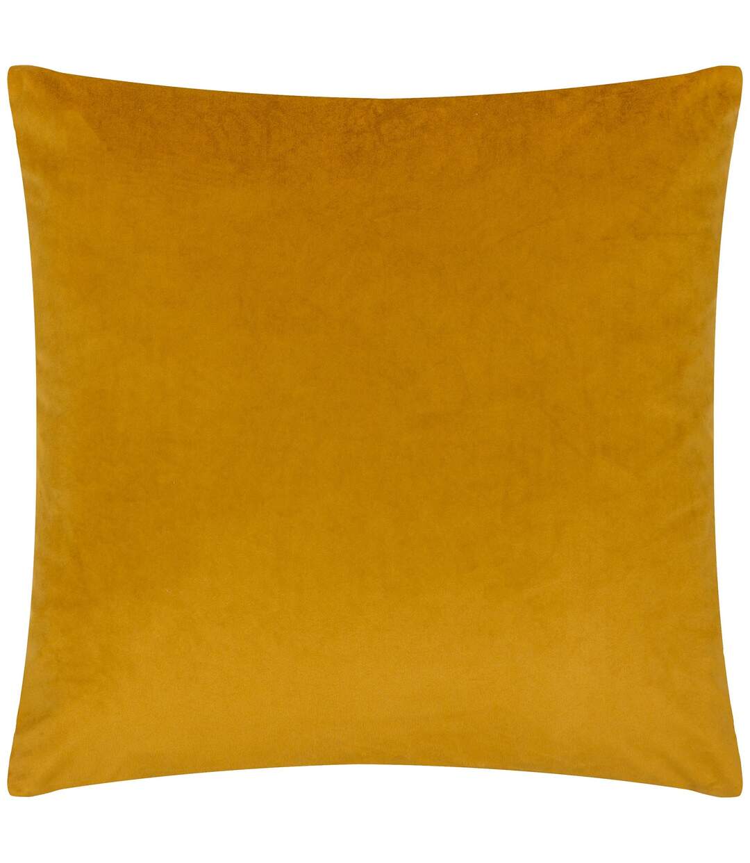 Bardot cut velvet cushion cover 50cm x 50cm gold/blue Paoletti-2