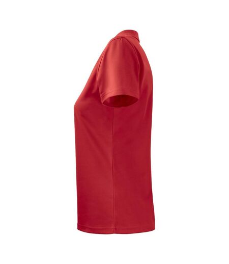 Womens/ladies Pique Polo Shirt Red Projob
