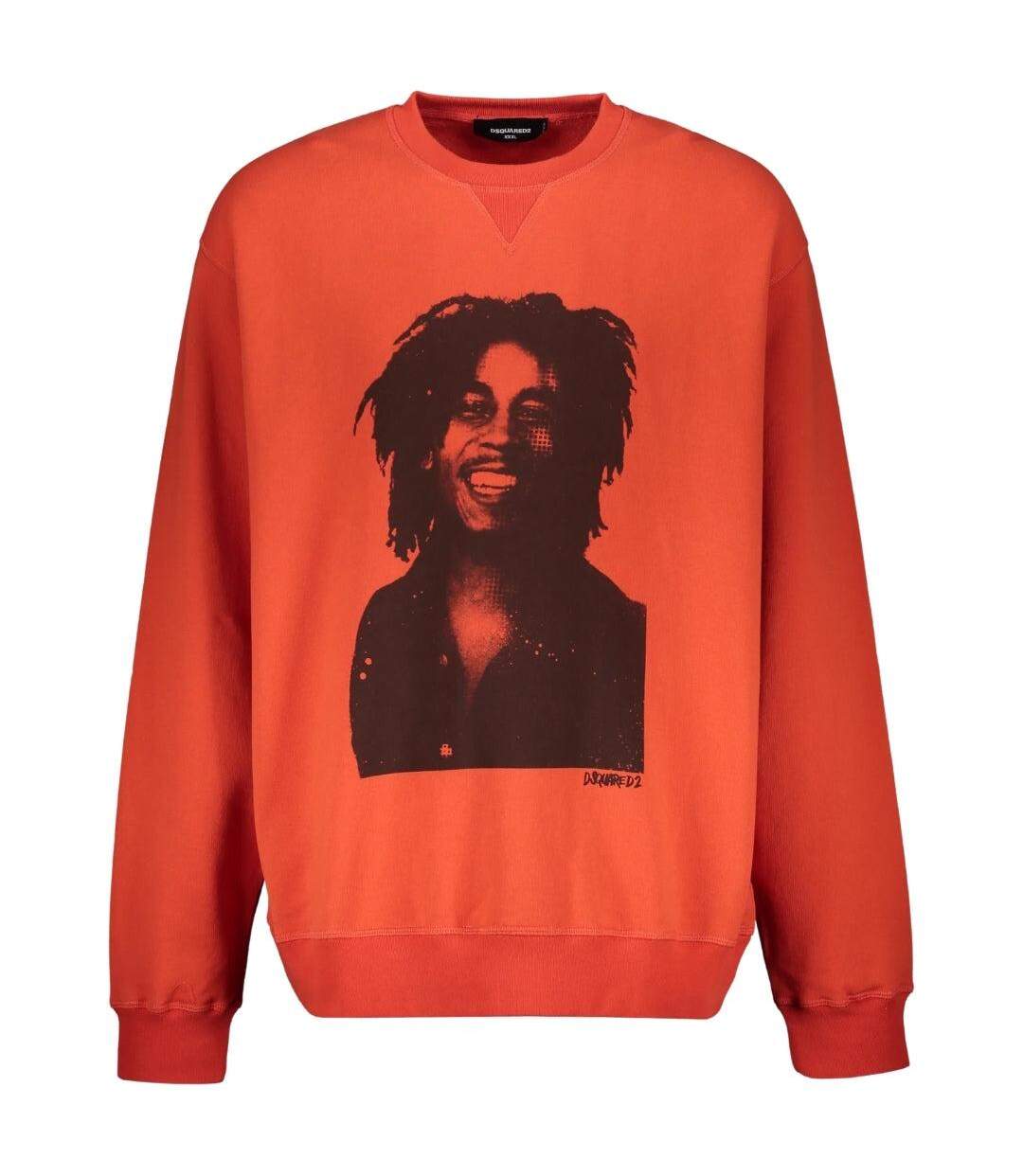 Sweat Motif/style Bob Marley Homme Rouge DSquared2-2