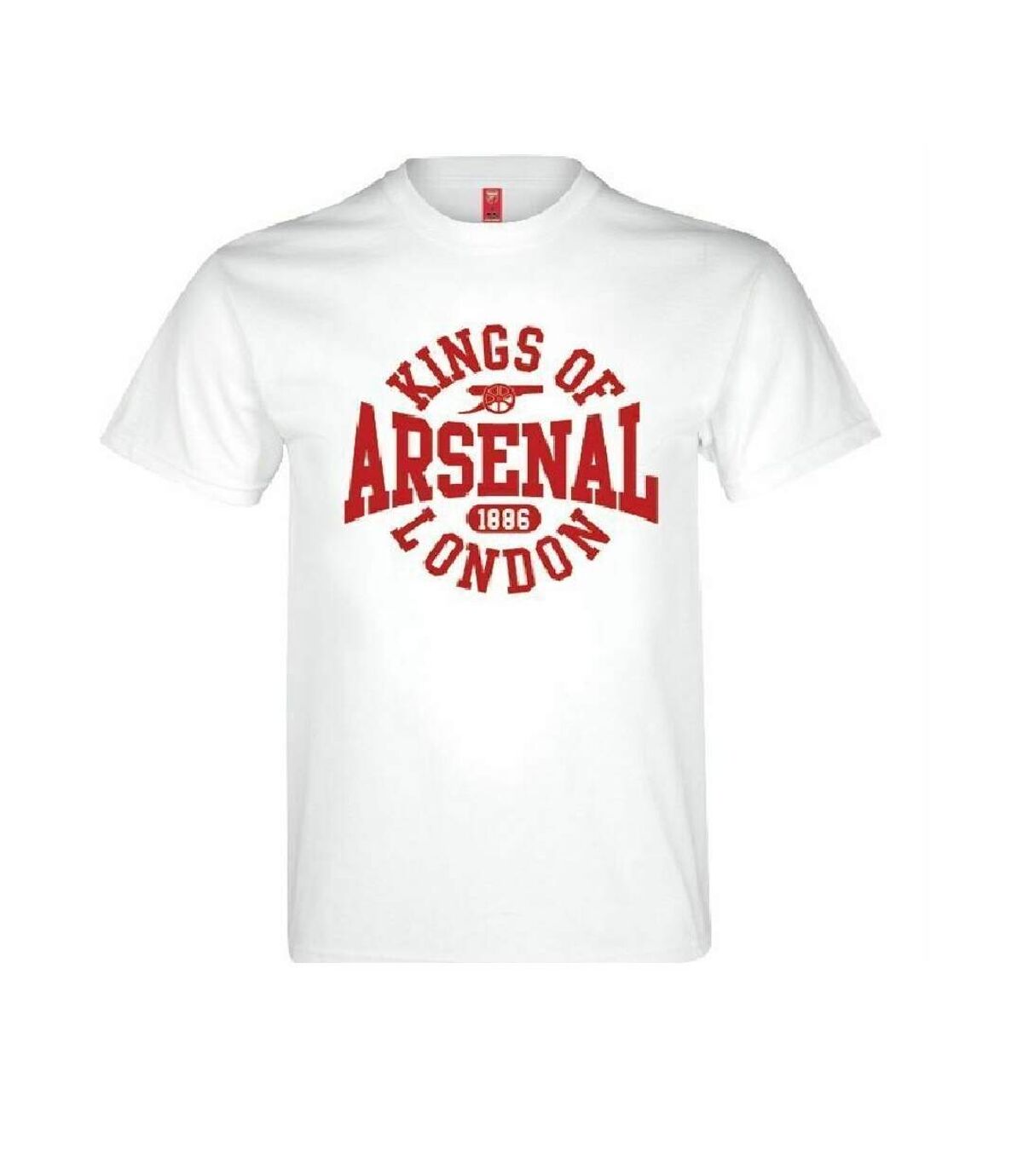 Arsenal FC - T-shirt - Adulte (Blanc / rouge) - UTBS2131