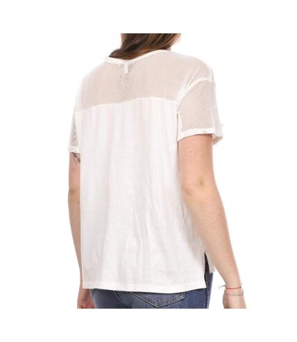 T-shirt Blanc Femme Teddy Smith Tulco - M