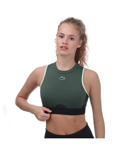 Brassière de sport femme vert Lacoste