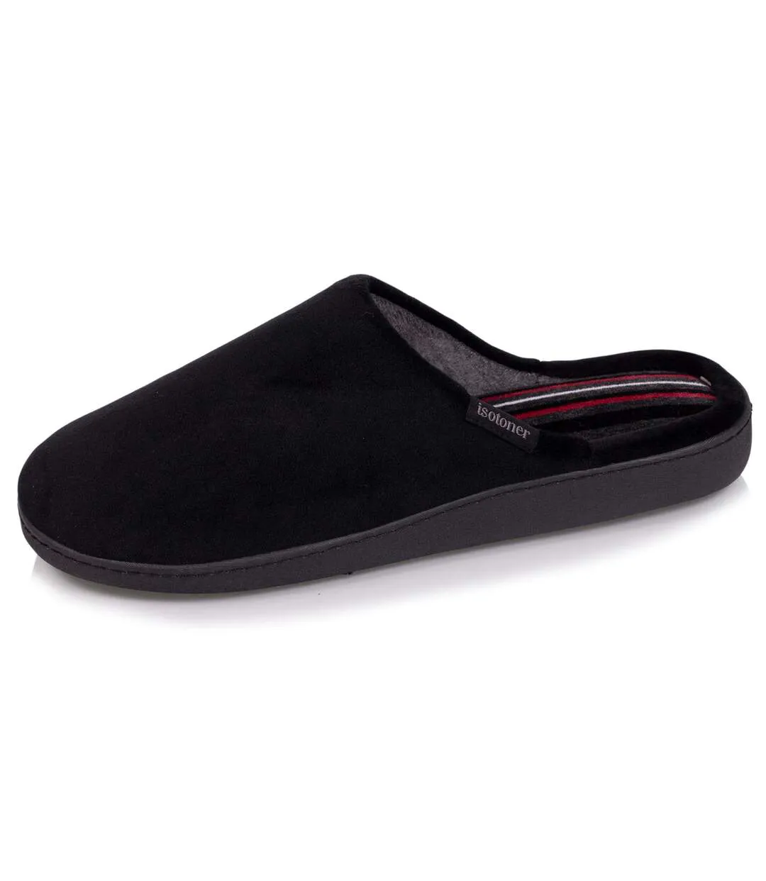 Isotoner Chaussons Mules homme ultra confortables à mémoire de forme, intemporelles et élégantes-1