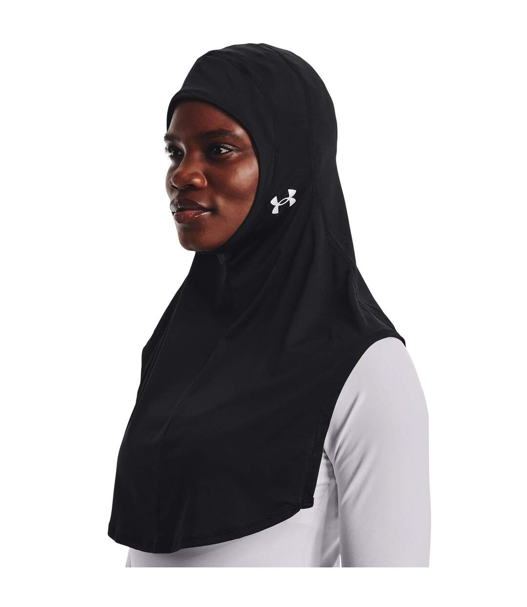 Hijab Sport Motif/style Prolongé Femme M-l Noir Under Armour-4