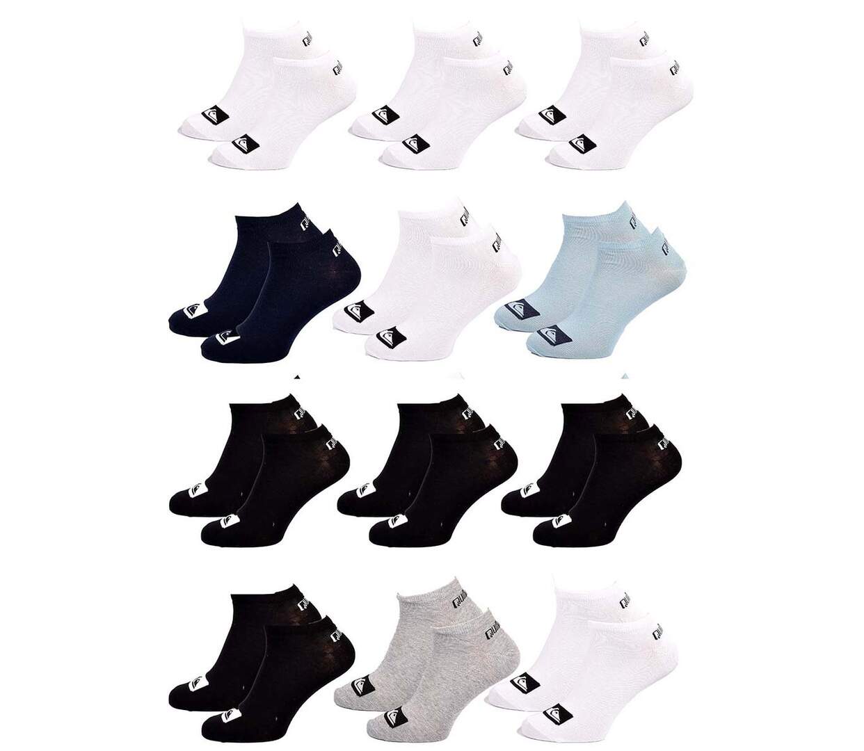 Chaussettes QUICKSILVER SNEAKER Pack de 12 Paires MULTI62SQ-1