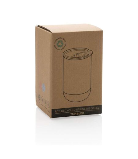 Recycled stainless steel tumbler one size white XD Collection