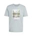 Mens Graphic Logo T-shirt Green Adidas-2
