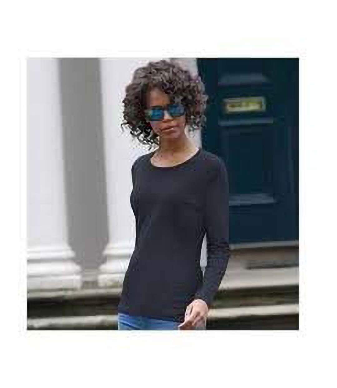 Skinni Fit - T-shirt à manches longues - Femme (Noir) - UTRW4726-2