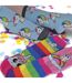 3 Pr Chaussettes Femme Coton Arc en Ciel Licorne-3