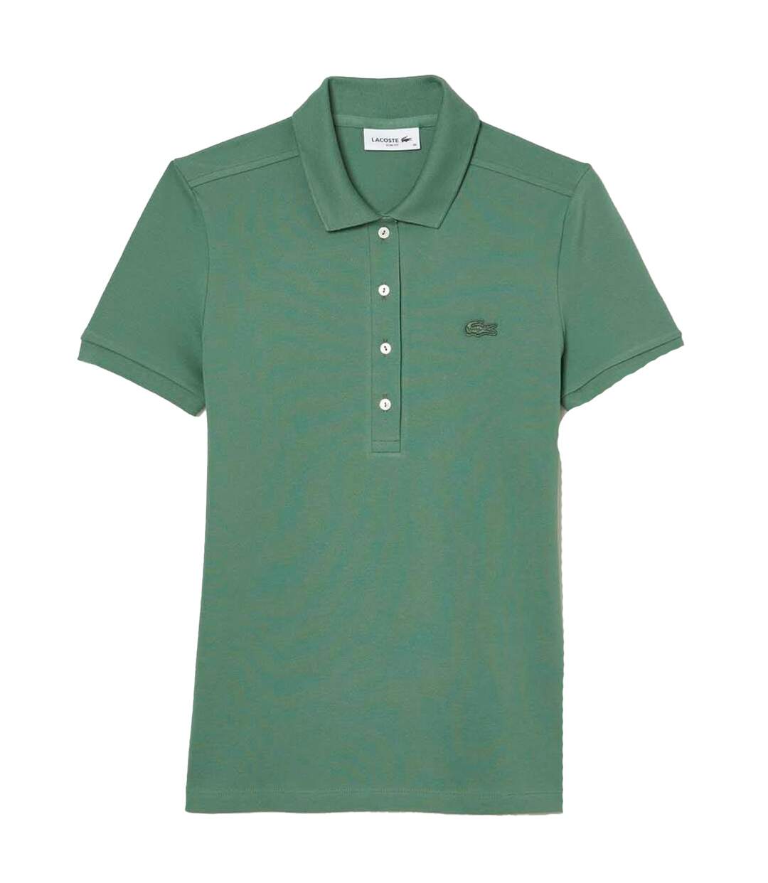 Polo l.12.d femme vert Lacoste-1