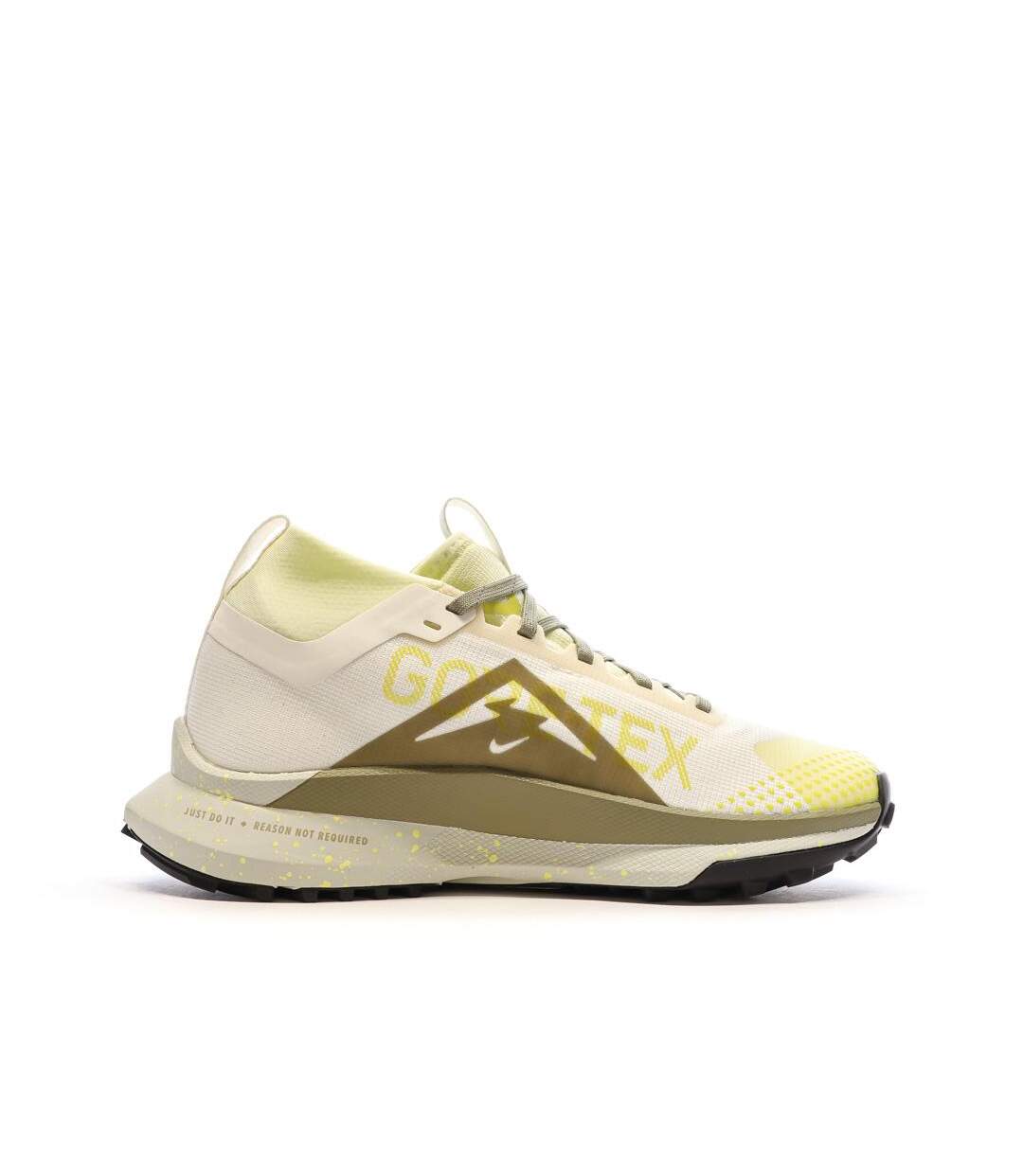 Chaussures de trail blanche/jaune femme nike react pegasus-2
