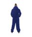 Mens Hooded Fleece Contrast Trim Jumpsuit Navy Keanu-3