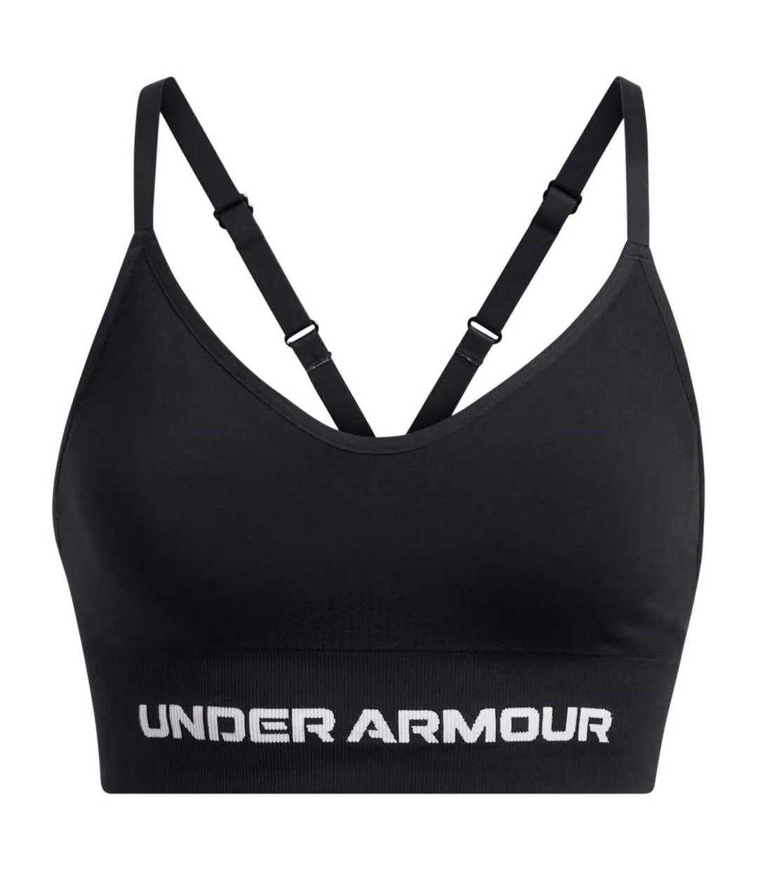 Womens/ladies Vanish Sports Bra Black Under Armour-2