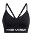 Womens/ladies Vanish Sports Bra Black Under Armour-2