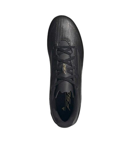 Mens F50 Club Regular Firm Ground Football Boots Black Silver Adidas