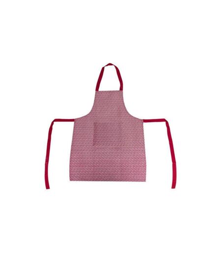 Tablier de Cuisine Imprimé Olia 80cm Rouge