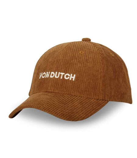 Casquette homme Baseball en velours cotelé et broderie Velvet Vondutch